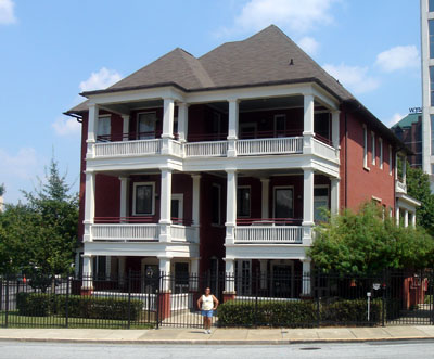 In front of Margaret Mitchell's House